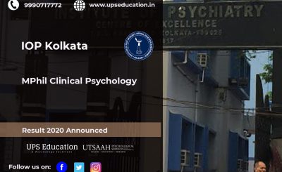 Iop kolkata mphil in clinical psychology result