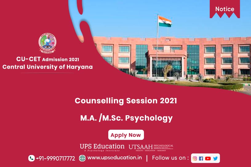CU-CET Counselling session Begins for MA/MSc. Psychology, Admission 2021—UPS Education