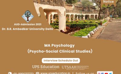 AUD Interview Schedule for M.A. Psychology Admission 2021—UPS Education
