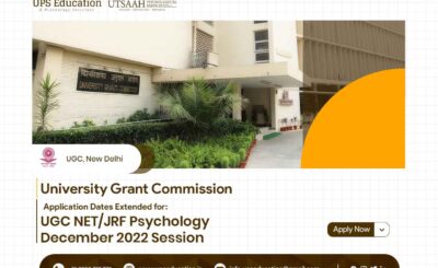 UGC NET December 2022 Application Dates Extended