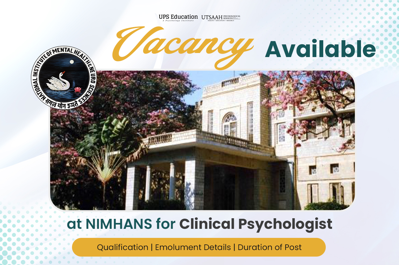 Vacancy Available at NIMHANS