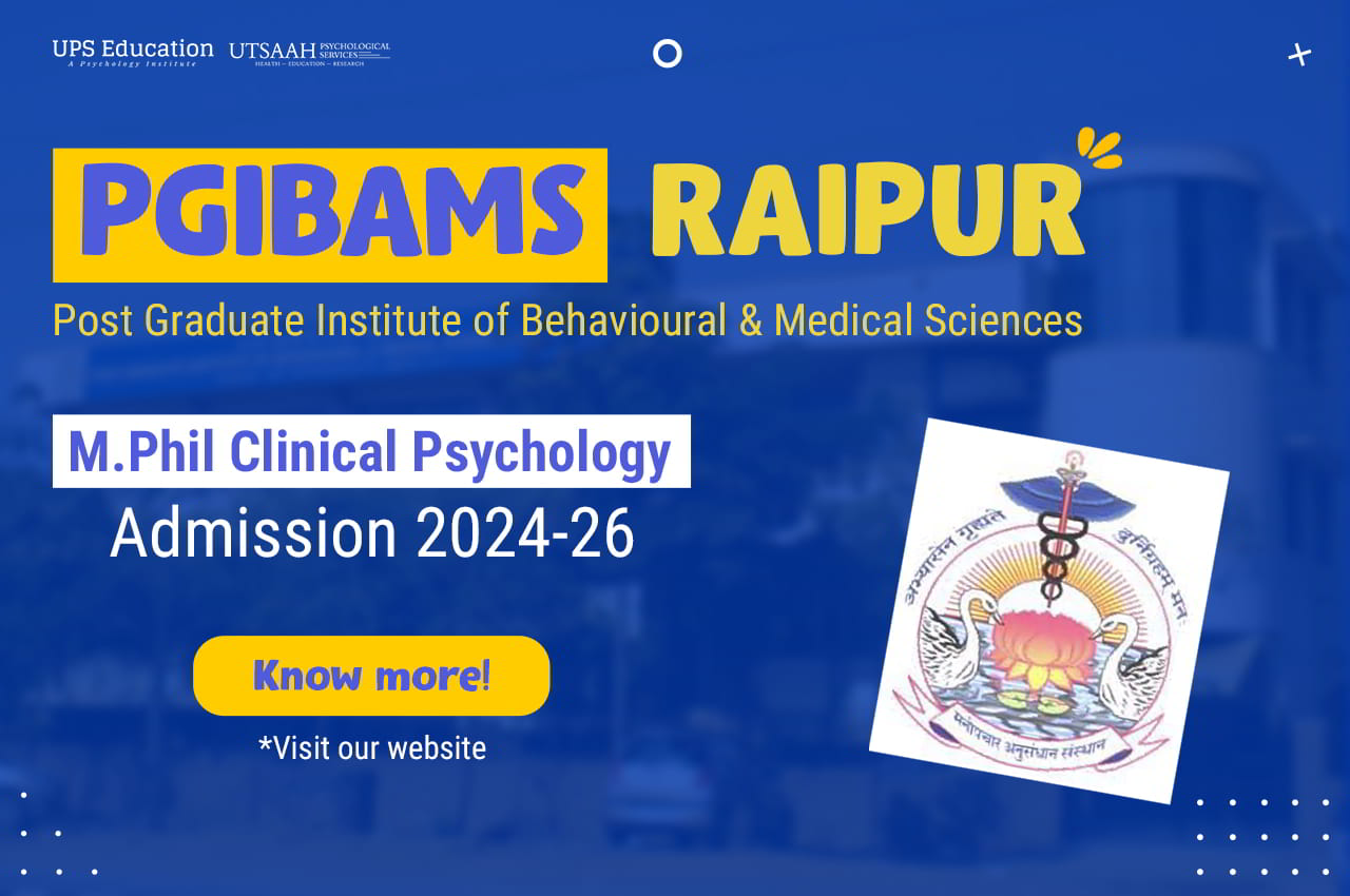 RGIBAMS Raipur M.Phil Clinical Psychology Admission 2024