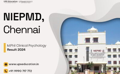 NIEPMD Chennai M.Phil Clinical Psychology Result 2024