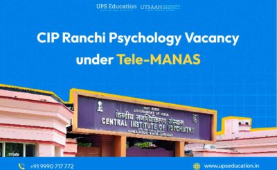 CIP Ranchi Psychology Vacancy under Tele-MANAS